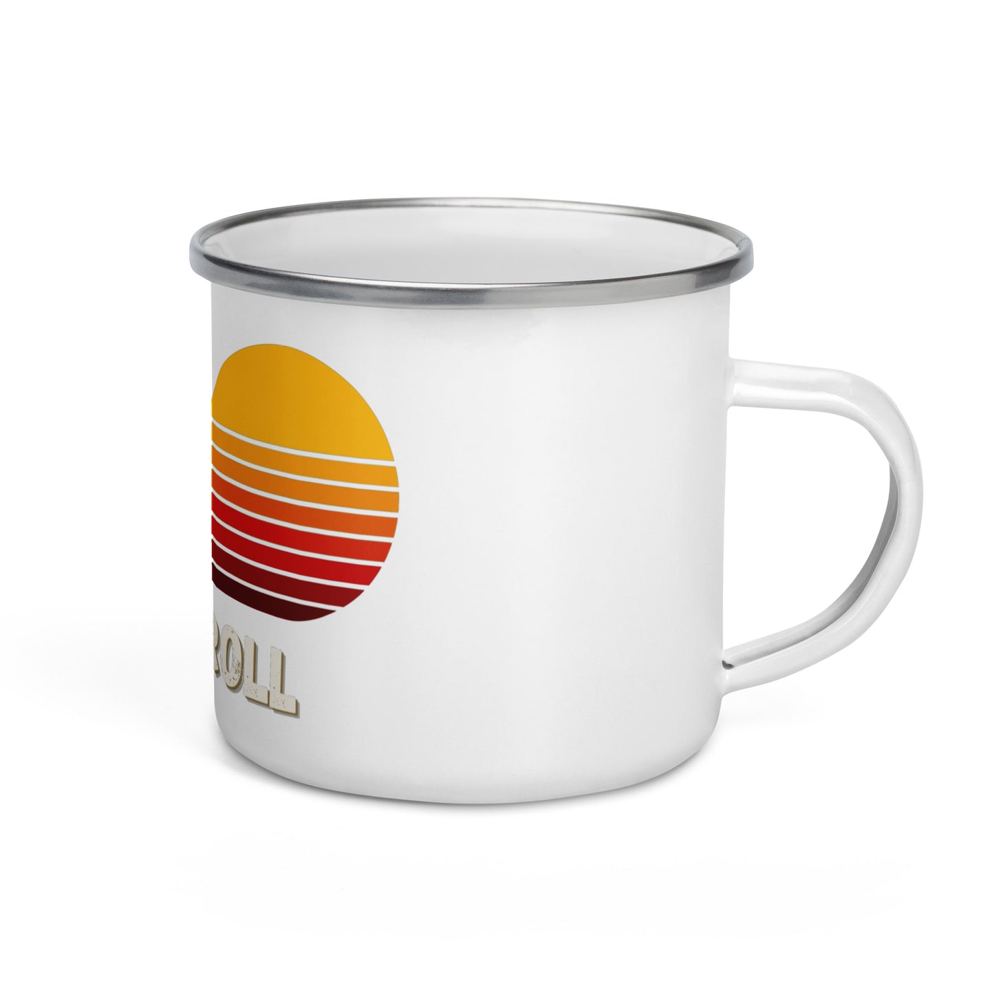 Sunset Wrecker Enamel Mug