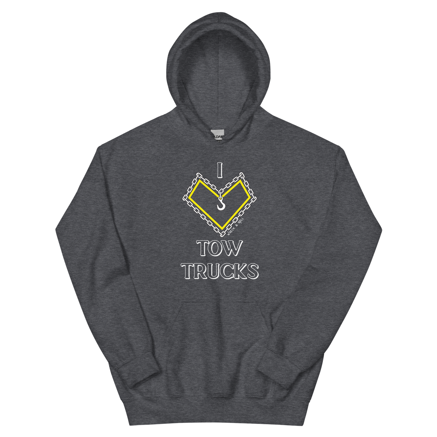 I Heart Tow Trucks Unisex Hoodie
