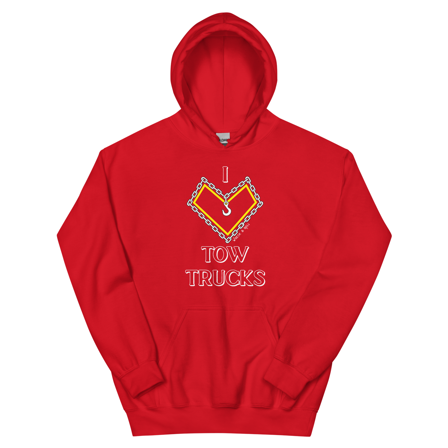 I Heart Tow Trucks Unisex Hoodie