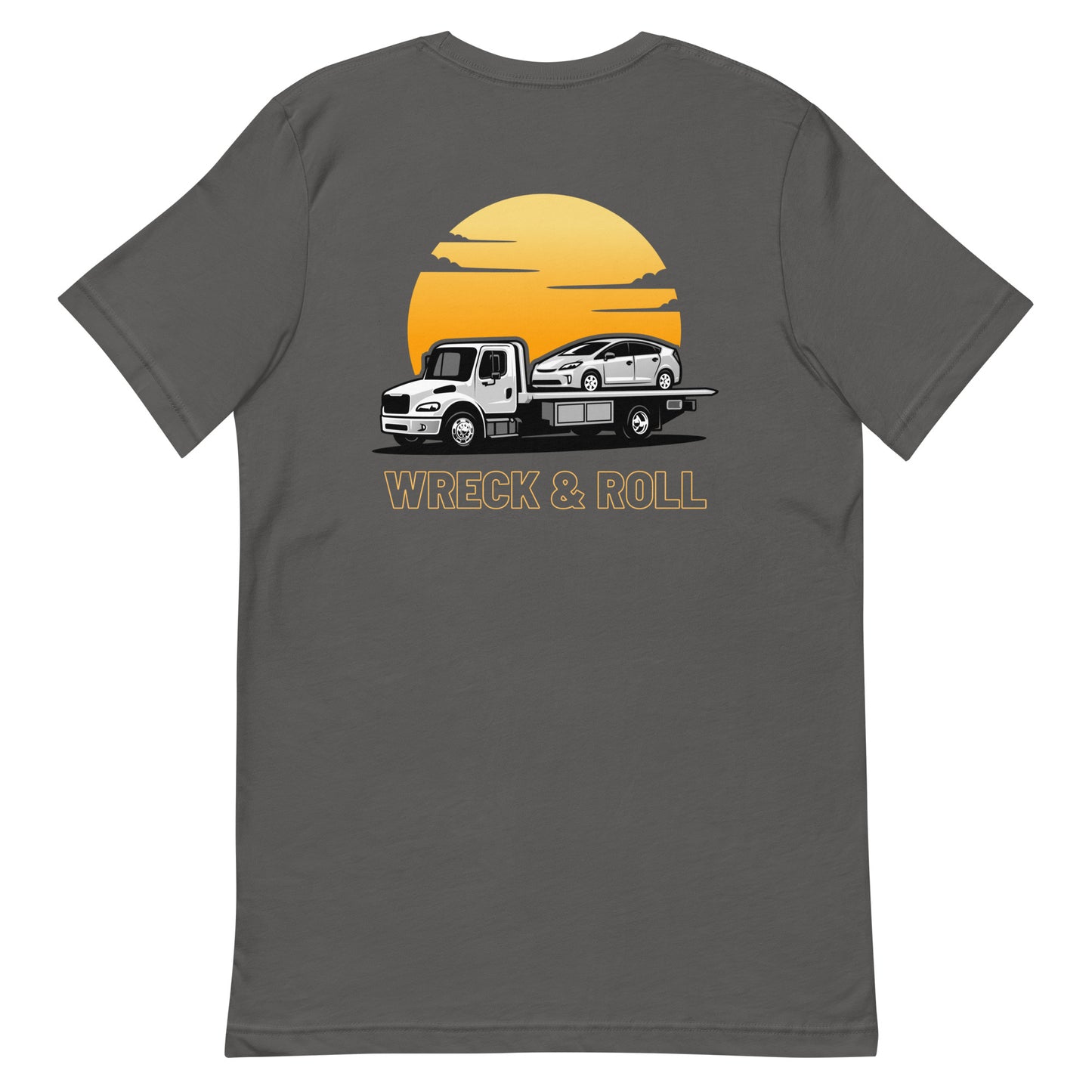 Yellow Sky Flatbed Tow Truck Unisex t-shirt