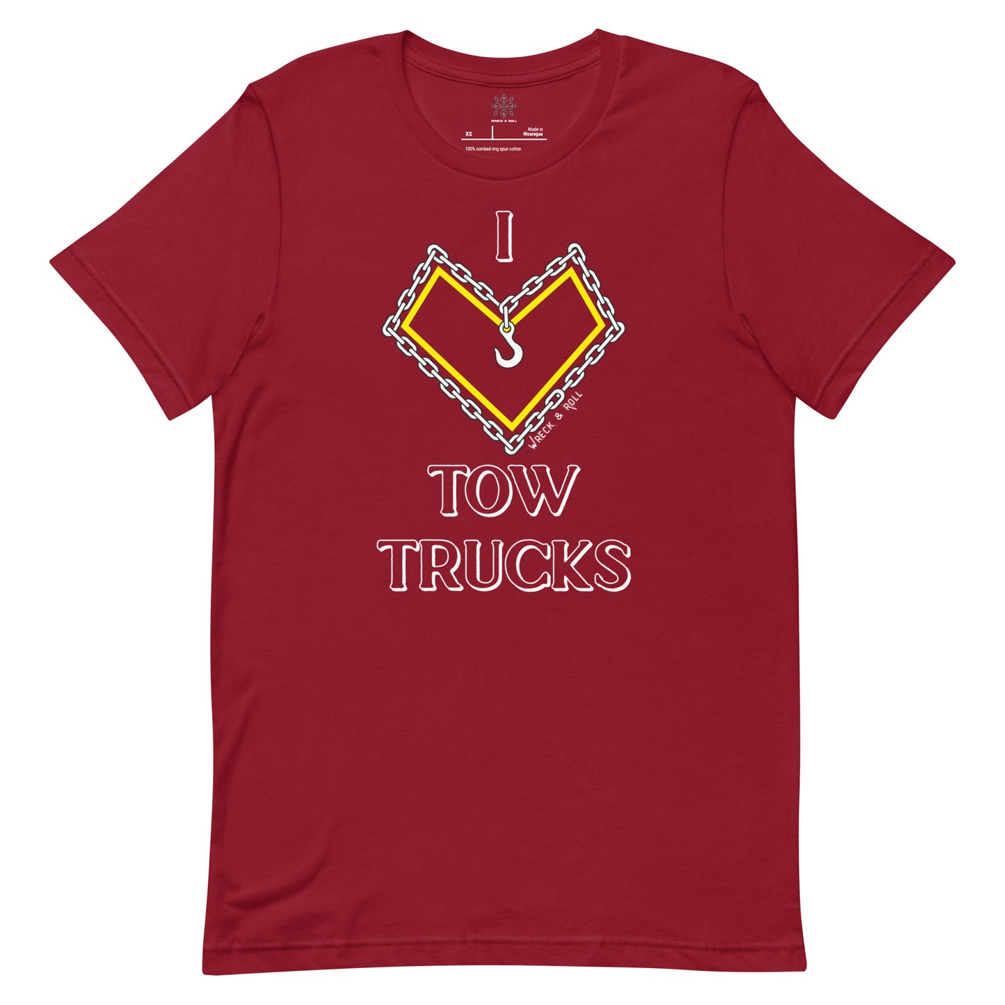 I Heart Tow Trucks Unisex t-shirt