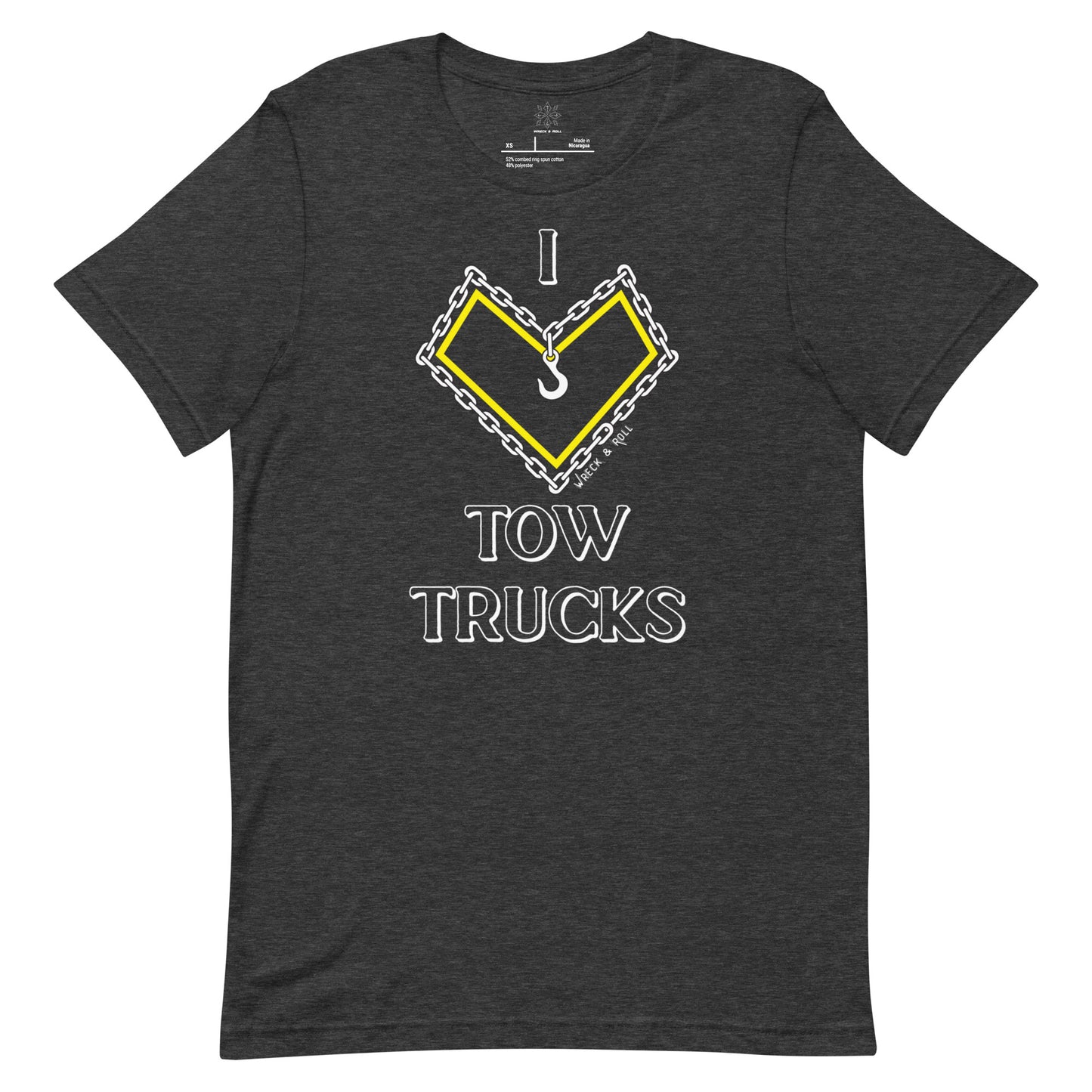 I Heart Tow Trucks Unisex t-shirt