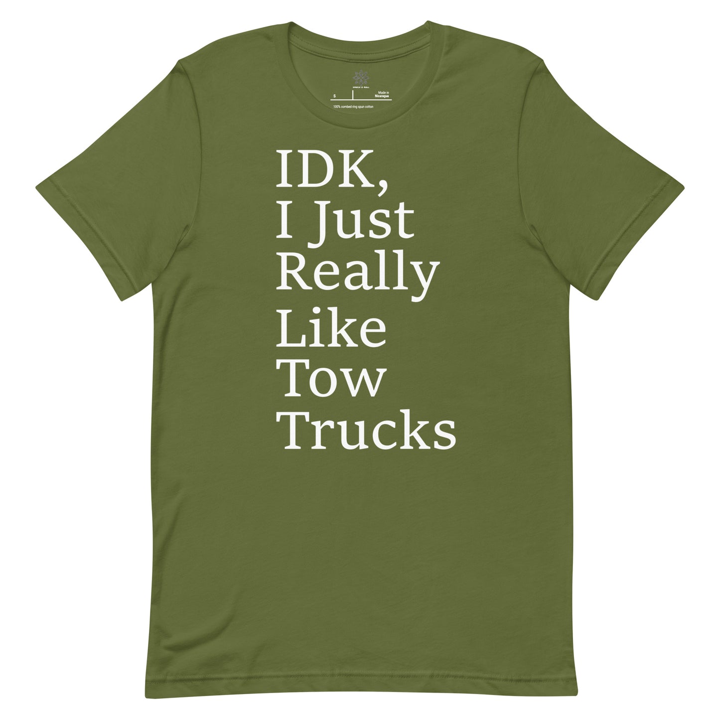 I Just Really Like Tow Trucks Unisex t-shirt