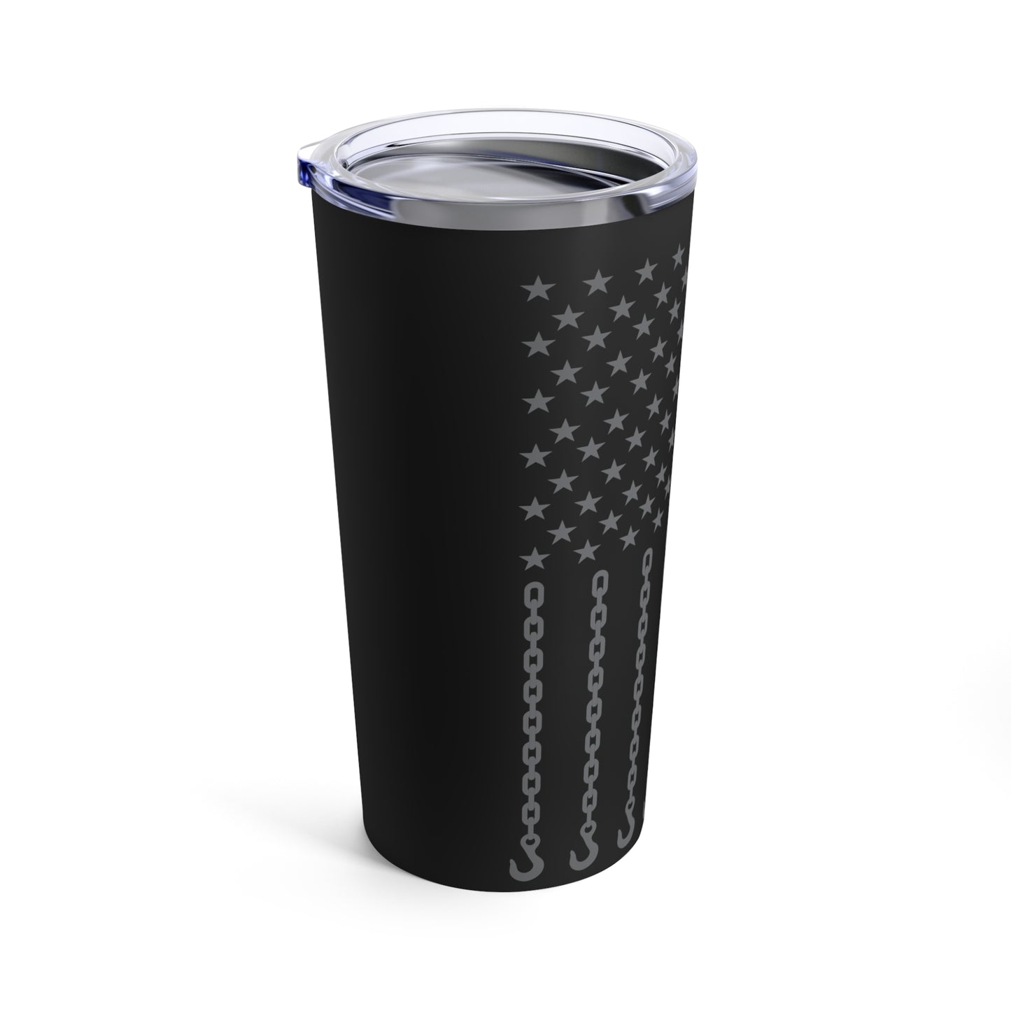 Slow Down Move Over Chain Flag Tumbler 20oz