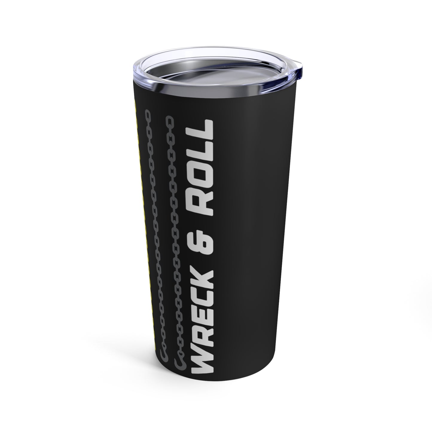 Slow Down Move Over Chain Flag Tumbler 20oz