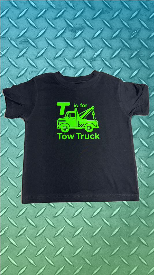 T is for Tow Truck