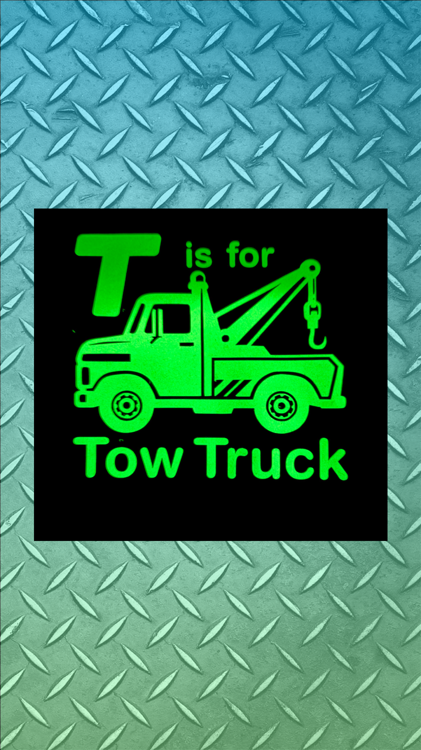 T is for Tow Truck