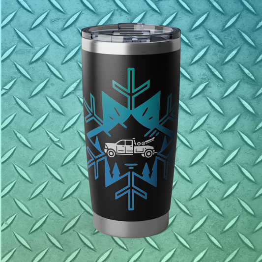 Snowflake Wheel Lift Tumbler