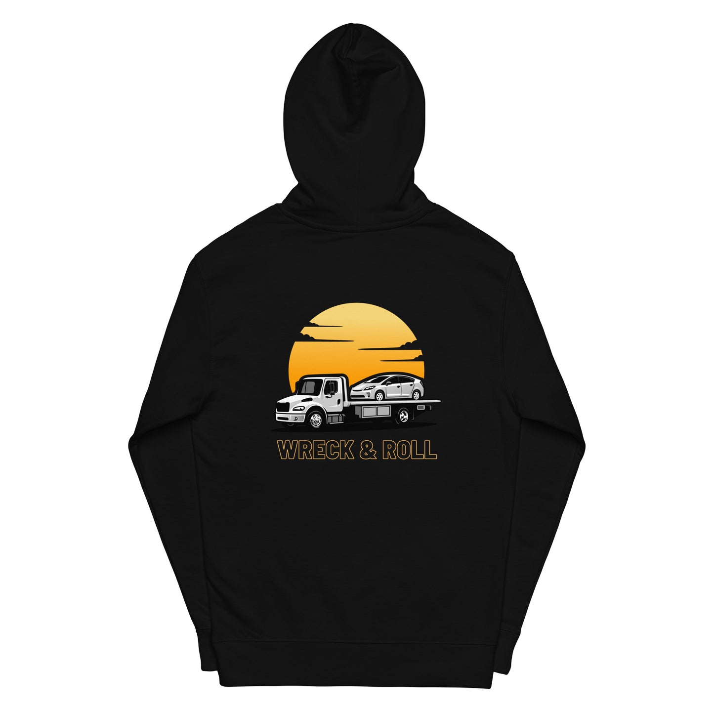 Yellow Sky Flatbed Tow Unisex midweight hoodie