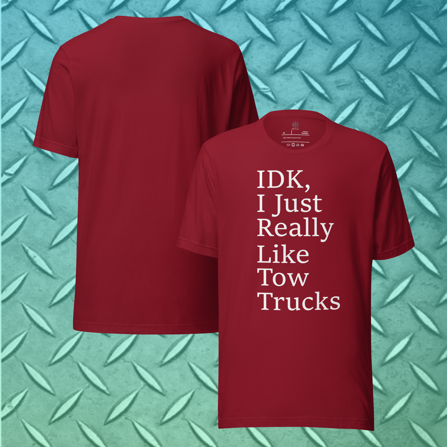 I Just Really Like Tow Trucks Unisex t-shirt