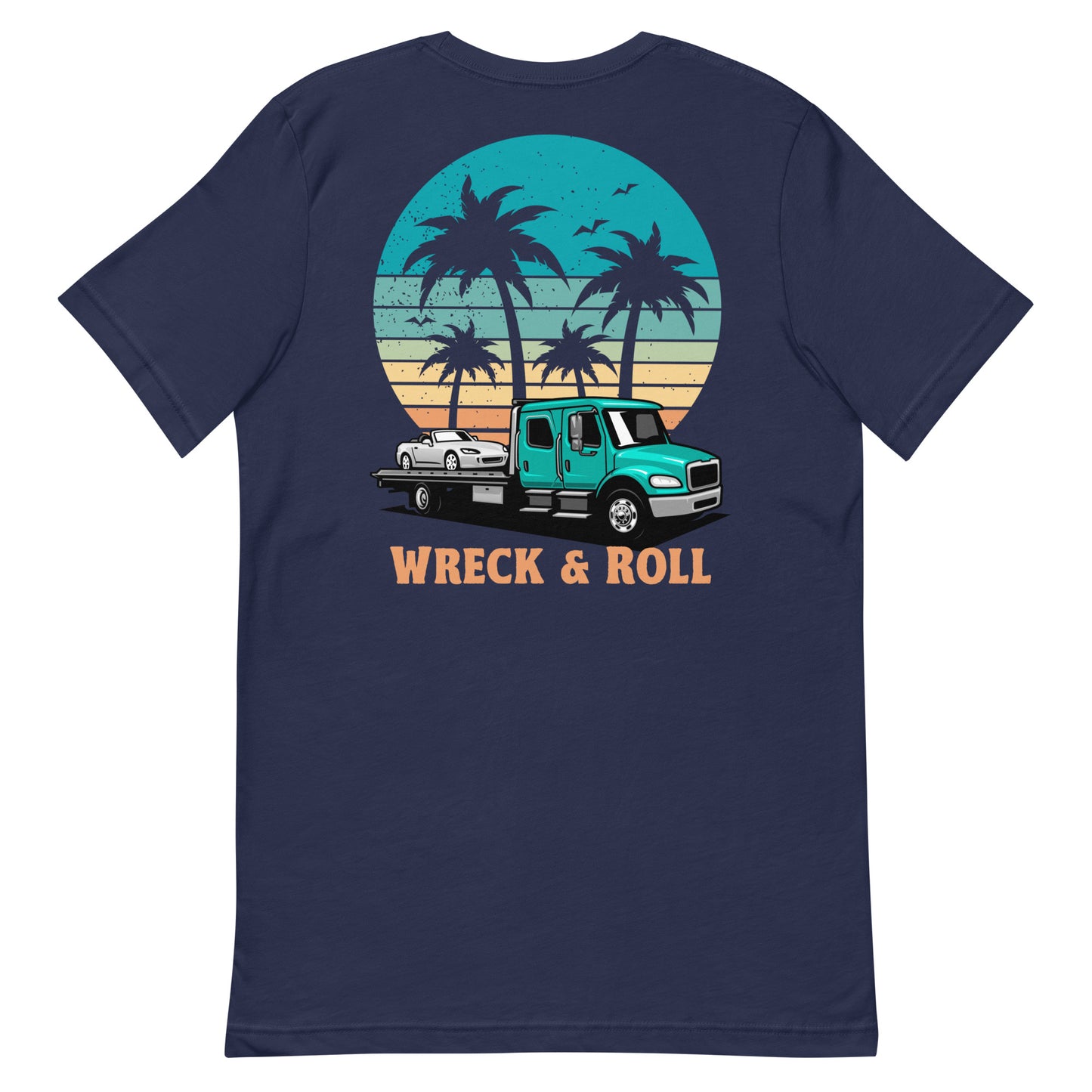 Beach Flatbed Tow Truck Unisex t-shirt
