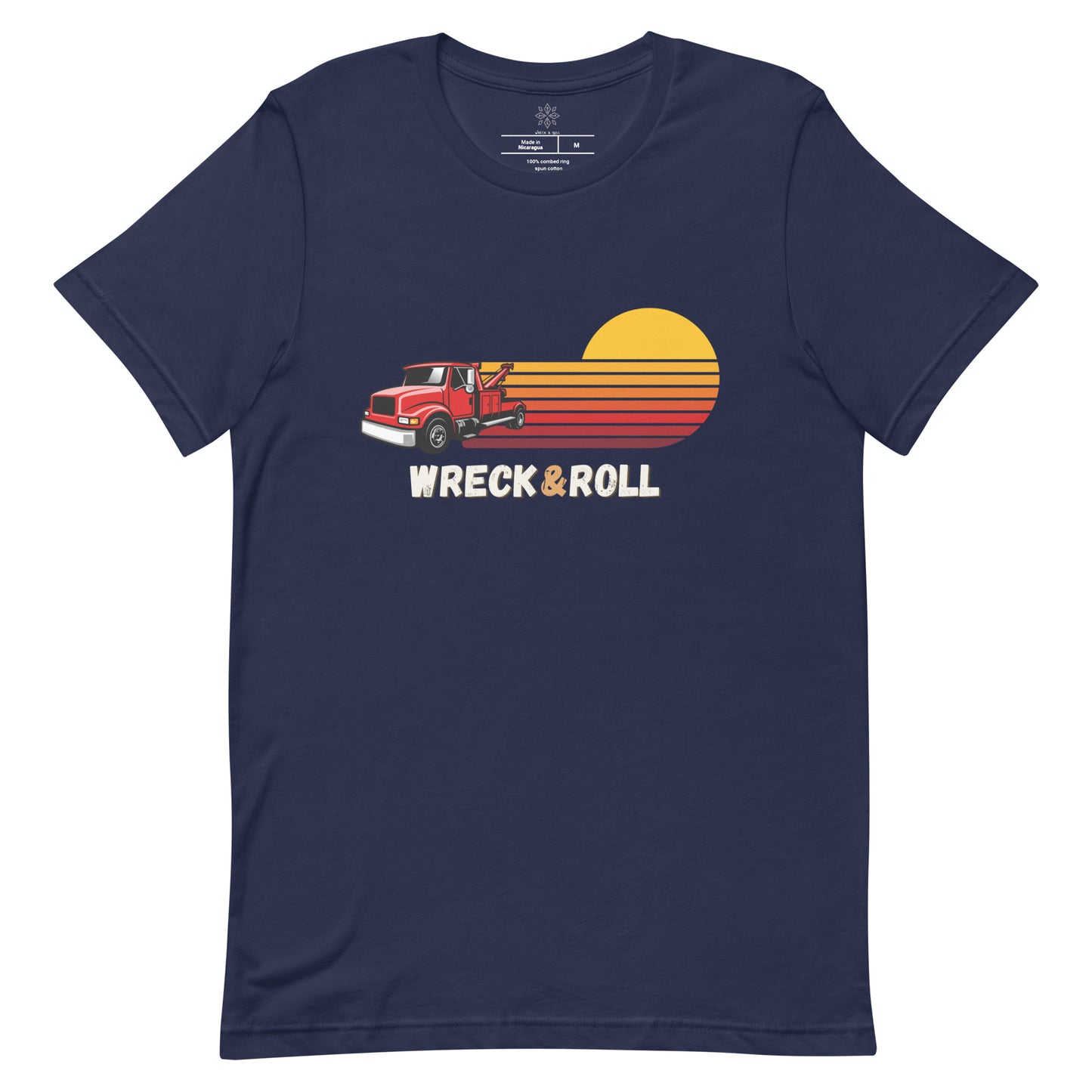 Sunset Tow Truck Unisex t-shirt