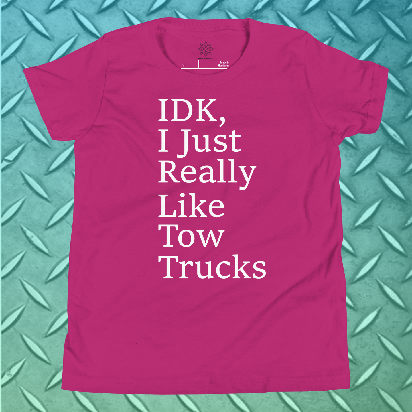 I Just Really Like Tow Trucks Youth Short Sleeve T-Shirt