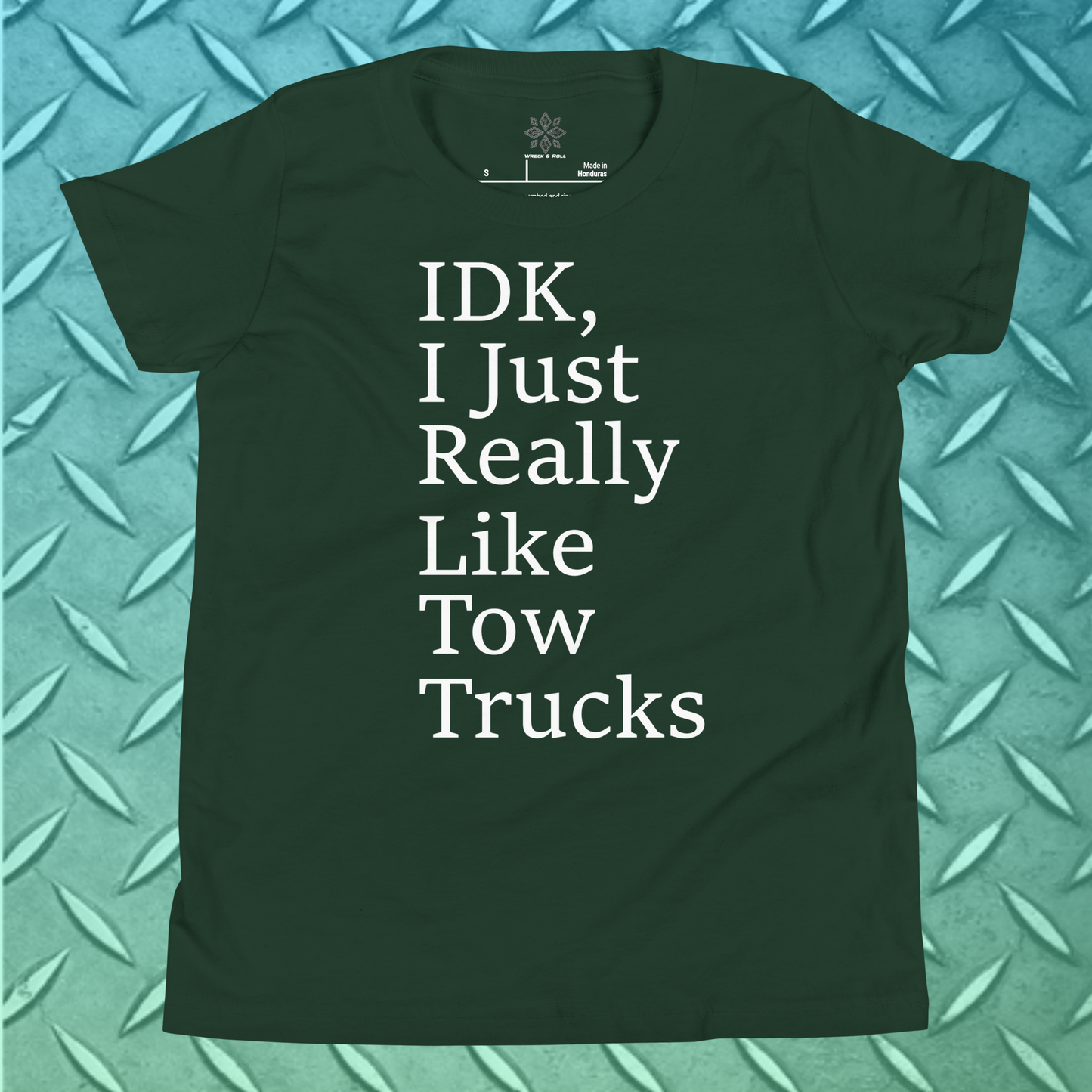 I Just Really Like Tow Trucks Youth Short Sleeve T-Shirt
