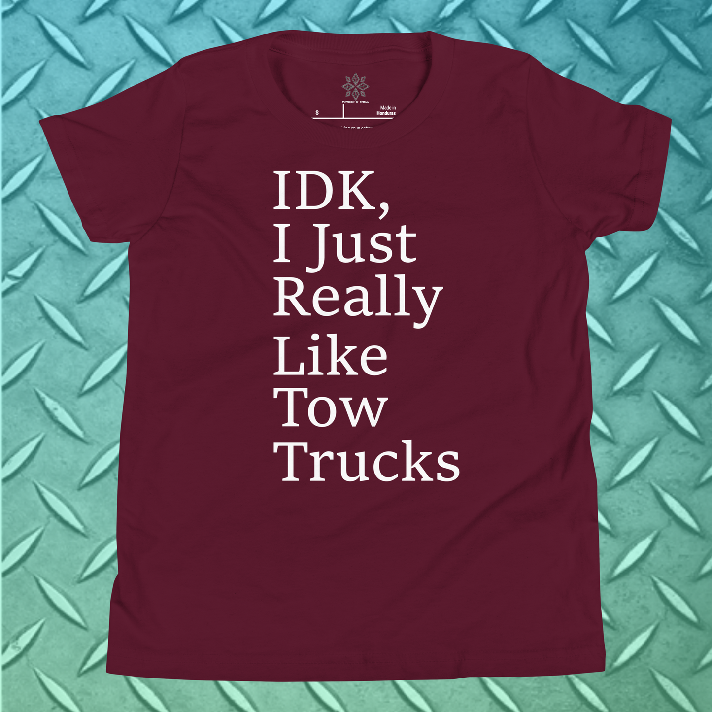 I Just Really Like Tow Trucks Youth Short Sleeve T-Shirt