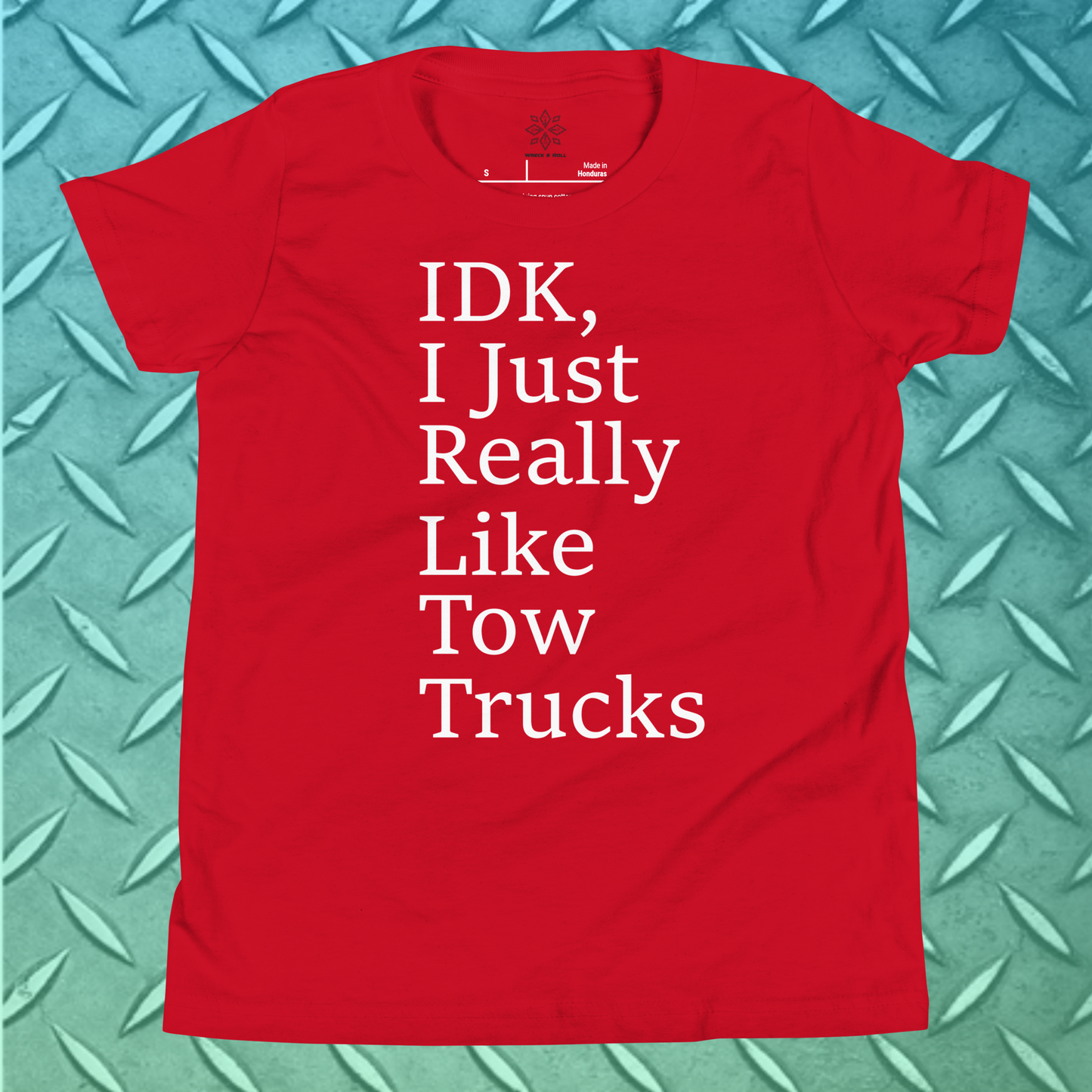 I Just Really Like Tow Trucks Youth Short Sleeve T-Shirt